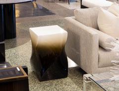 Modern Twist Pedestal Stands in Ombre Lacquered Finish - 2920486