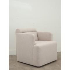 Modern Upholstered Swivel Armchair - 3484843