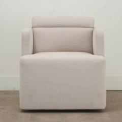 Modern Upholstered Swivel Armchair - 3484850