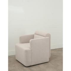 Modern Upholstered Swivel Armchair - 3484988