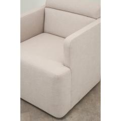 Modern Upholstered Swivel Armchair - 3485091