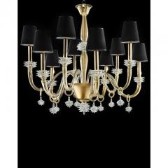 Modern Venetian Rostrato Murano Glass Chandelier - 4629894