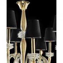 Modern Venetian Rostrato Murano Glass Chandelier - 4629895