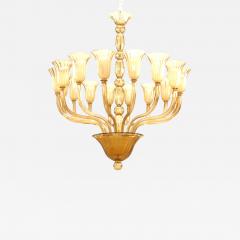 Modern Venetian Smoky Murano Glass Chandelier - 740615