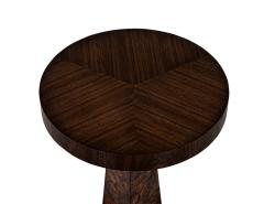 Modern Walnut Accent Drinks Table - 3488161