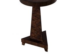 Modern Walnut Accent Drinks Table - 3488163