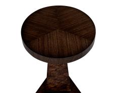 Modern Walnut Accent Drinks Table - 3488164