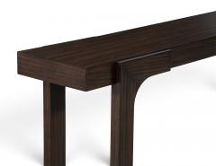 Modern Walnut Console Table - 4789499