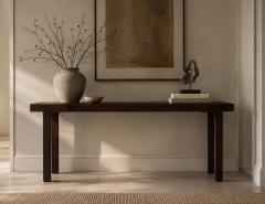 Modern Walnut Console Table - 4789500