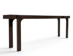 Modern Walnut Console Table - 4789501