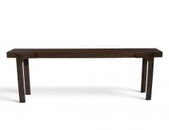 Modern Walnut Console Table - 4789639