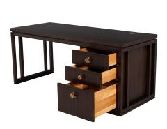 Modern Walnut Office Desk - 3104645