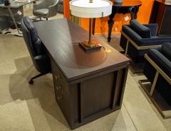 Modern Walnut Office Desk - 3104656