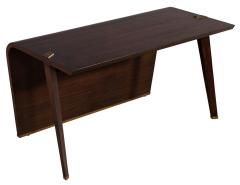 Modern Waterfall Desk in Dark Walnut Finish by Baker Furniture - 2536569