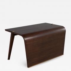 Modern Waterfall Desk in Dark Walnut Finish by Baker Furniture - 2549260