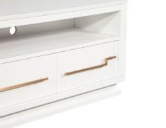 Modern White Media Console Cabinet - 2536432