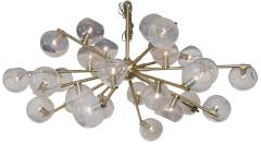 Moderne Iridescent Sputnik Ceiling Fixture Contemporary - 1589312