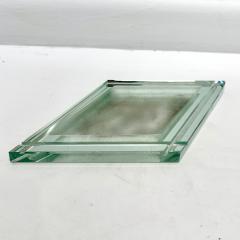 Modernist Acid Etched Glass Vide Poche  - 4580371