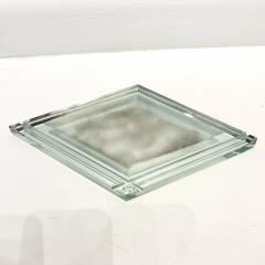 Modernist Acid Etched Glass Vide Poche  - 4580372