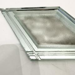 Modernist Acid Etched Glass Vide Poche  - 4580375