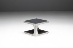 Modernist Aluminum Side Tables Italy 1970s - 4421697