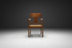 Modernist Armchair with Woven Seat The Netherlands early 20th Century - 4528273