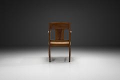 Modernist Armchair with Woven Seat The Netherlands early 20th Century - 4528275