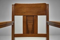 Modernist Armchair with Woven Seat The Netherlands early 20th Century - 4528278