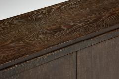 Modernist Art Deco Oak Cabinet France 1940s - 4452233