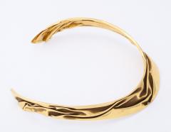 Modernist Articulated Gold Collar - 1534992