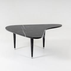 Modernist Black Marble Coffee Table Italy 20th Century - 3587304