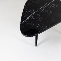 Modernist Black Marble Coffee Table Italy 20th Century - 3587305