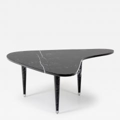 Modernist Black Marble Coffee Table Italy 20th Century - 3592198