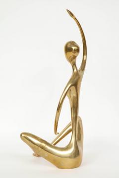 Modernist Brass Yoga Figure - 902969