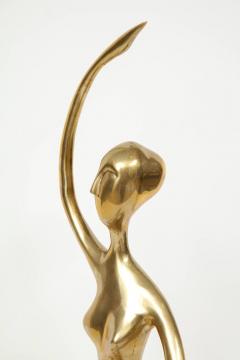 Modernist Brass Yoga Figure - 902973