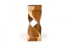 Modernist Carved Wooden Pedestal Table - 4670228