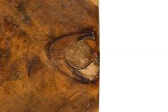 Modernist Carved Wooden Pedestal Table - 4670231