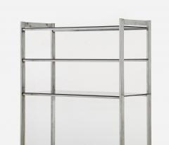 Modernist Chrome and Smoked Glass Etagere 1965 United States - 3482596