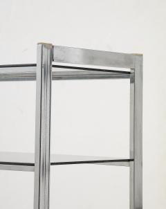 Modernist Chrome and Smoked Glass Etagere 1965 United States - 3482597