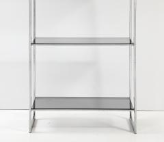 Modernist Chrome and Smoked Glass Etagere 1965 United States - 3482598