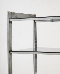 Modernist Chrome and Smoked Glass Etagere 1965 United States - 3482599