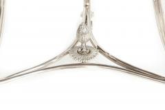 Modernist Chromed and Mirrored Gueridon Side Table - 4502920