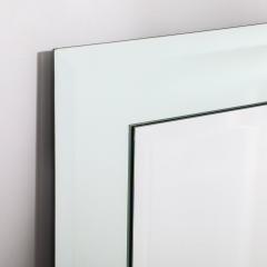 Modernist Custom Two Tier Rectangular Mirror w Beveled Detailing - 3600121