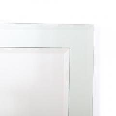 Modernist Custom Two Tier Rectangular Mirror w Beveled Detailing - 3600124
