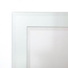 Modernist Custom Two Tier Rectangular Mirror w Beveled Detailing - 3600164
