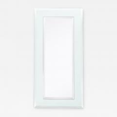 Modernist Custom Two Tier Rectangular Mirror w Beveled Detailing - 3602986