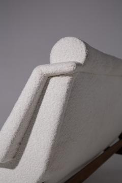 Modernist Danish vintage sofa in white boucl  - 3669066