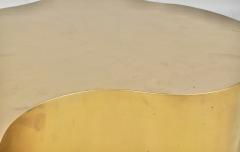 Modernist Free Form Brass Coffee Table Karl Springer Style - 4402605