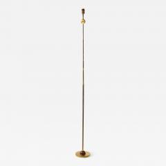 Modernist Gilt Bronze Floor Lamp with Copper Accents Italy 1980s - 3149763
