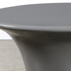 Modernist Grey Lacquer Curvilinear Sculptural Cocktail Table - 3703433